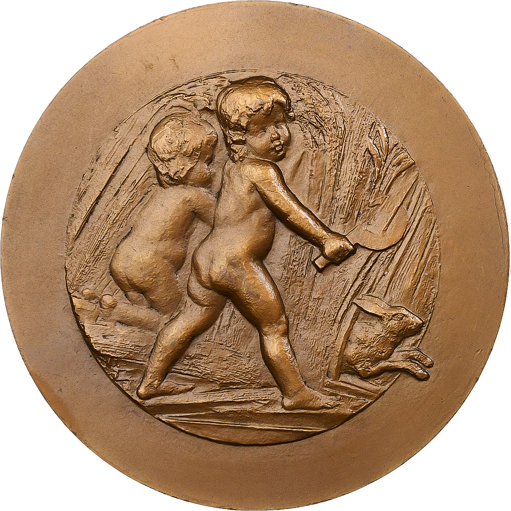 France, Médaille, Edme Bouchardon, 1967, Bronze, SUP, Bourroux