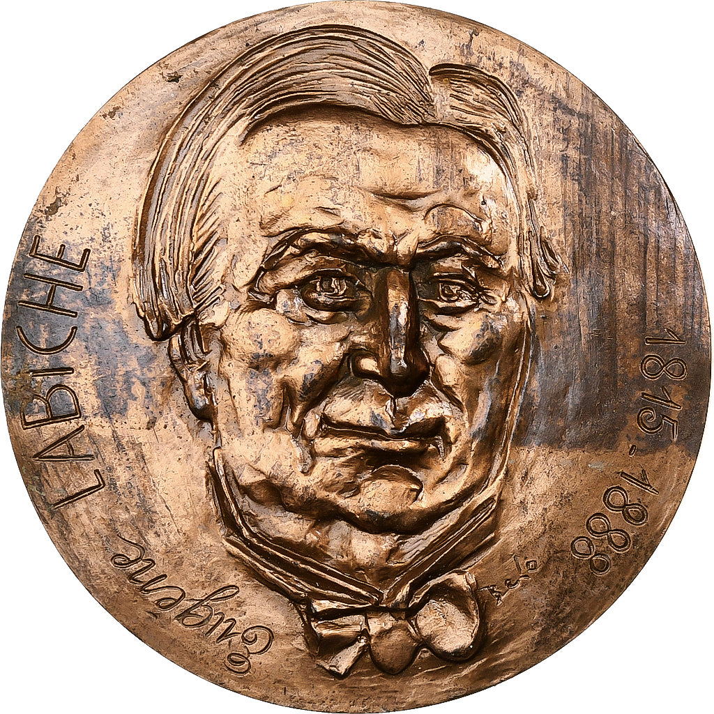 Frankreich, Medaille, Eugène Labiche, Bronze, SS+