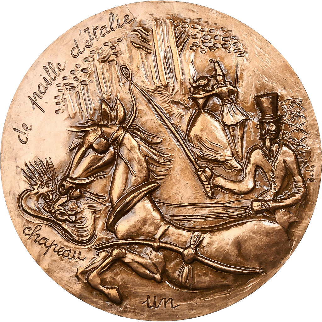 Frankreich, Medaille, Eugène Labiche, Bronze, SS+