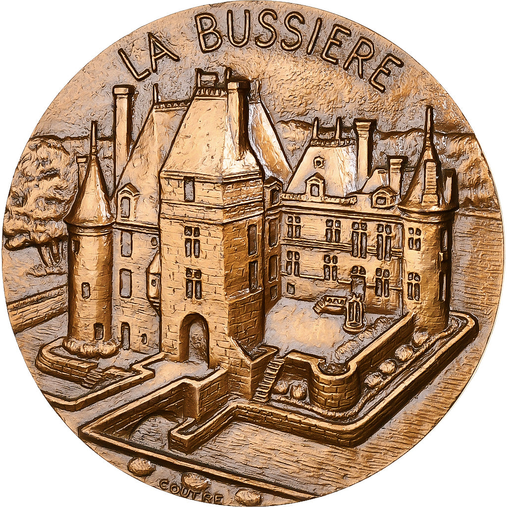 France, Medal, La Bussière - Musée de la pêche, Bronze, Coutré, AU(55-58)