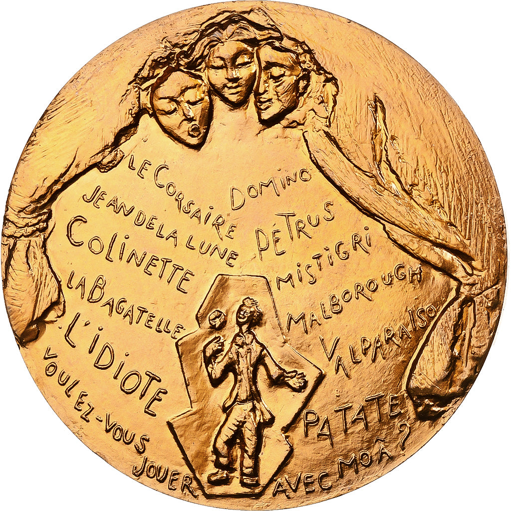 Frankreich, Medaille, Marcel Achard de l'Académie française, Bronze