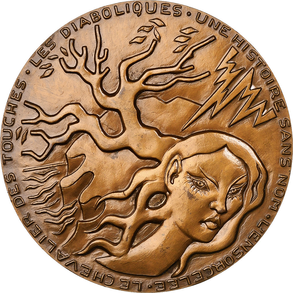 Frankreich, Medaille, Barbey d'Aurevilly, 1966, Bronze, Thurotte, VZ