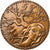 Francja, medal, Barbey d'Aurevilly, 1966, Brązowy, Thurotte, AU(55-58)