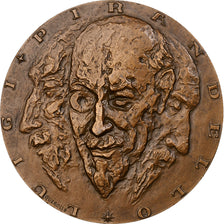France, Medal, Luigi Pirandello, 1967, Bronze, Quérolle, AU(55-58)