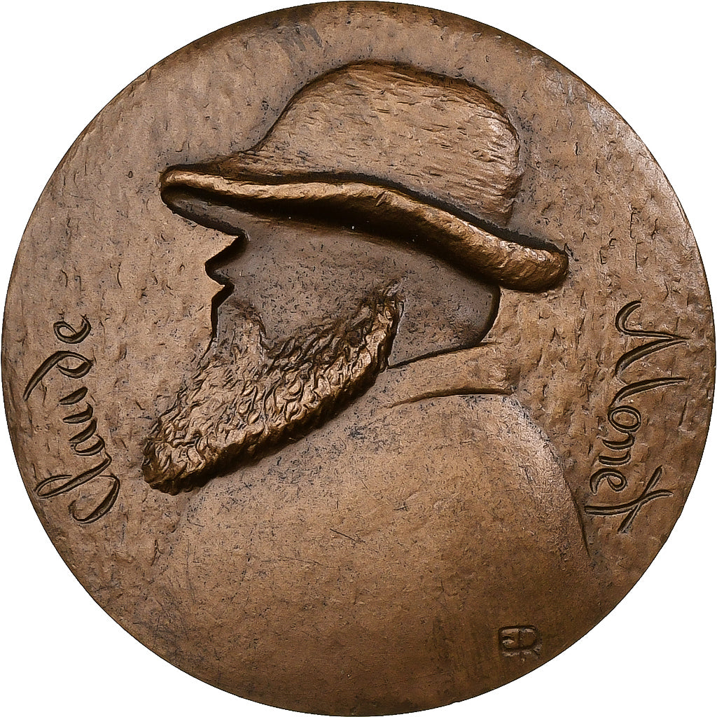 Frankreich, Medaille, Claude Monet, 1968, Bronze, VZ