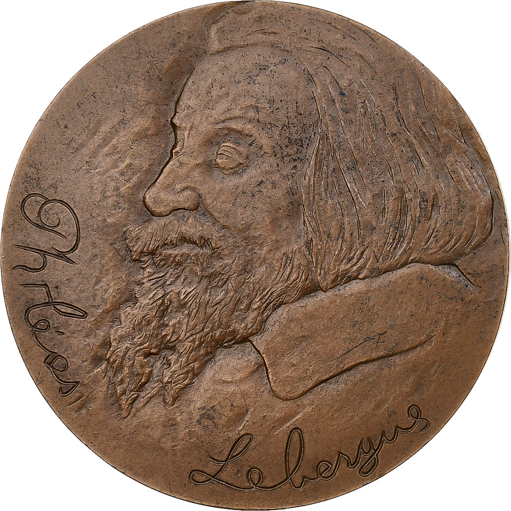 France, Medal, Phileas Lebesque, 1970, Bronze, Daumas, AU(50-53)