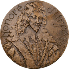 France, Medal, Honoré d'Urfé, 1968, Bronze, Quérolle, AU(55-58)