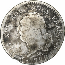 Frankrijk, Louis XVI, 30 Sols, 30 sols françois, 1792, Paris, 1er sem, Zilver