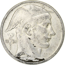 Belgium, Régence Prince Charles, 50 Francs, 50 Frank, 1951, Silver, EF(40-45)