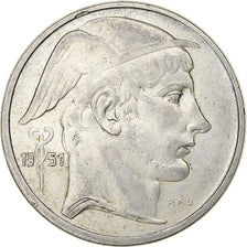Belgique, Régence Prince Charles, 50 Francs, 50 Frank, 1951, Argent, TTB+