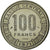 Coin, Gabon, 100 Francs, 1971, Paris, MS(65-70), Nickel, KM:E3