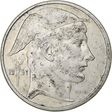 Belgium, Régence Prince Charles, 50 Francs, 50 Frank, 1951, Silver, EF(40-45)