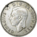 Wielka Brytania, George VI, Florin, Two Shillings, 1941, Srebro, EF(40-45)