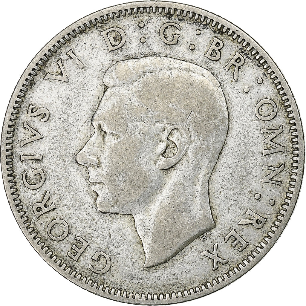 Great Britain, George VI, Florin, Two Shillings, 1938, Silver, VF(30-35), KM:855