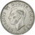 Gran Bretaña, George VI, Florin, Two Shillings, 1938, Plata, MBC, KM:855