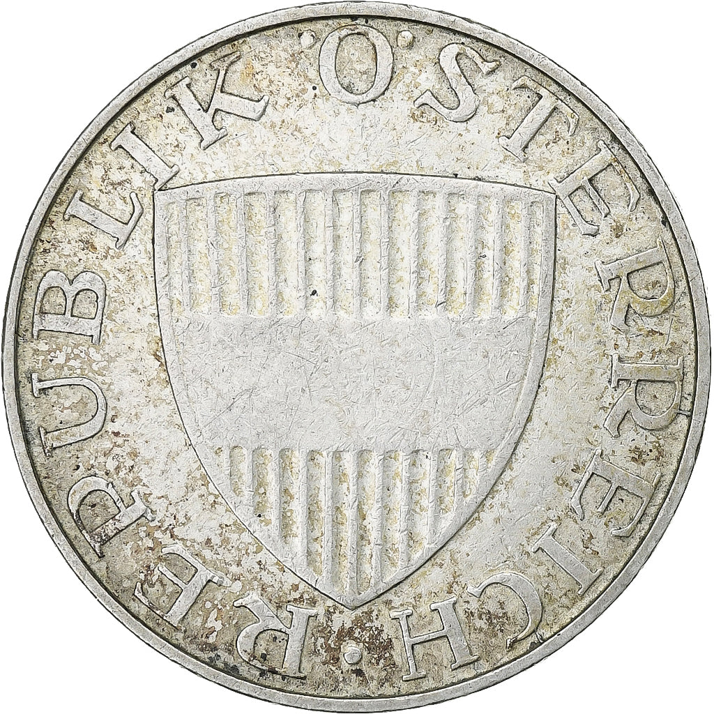 Austria, 10 Schilling, 1959, Srebro, EF(40-45), KM:2882