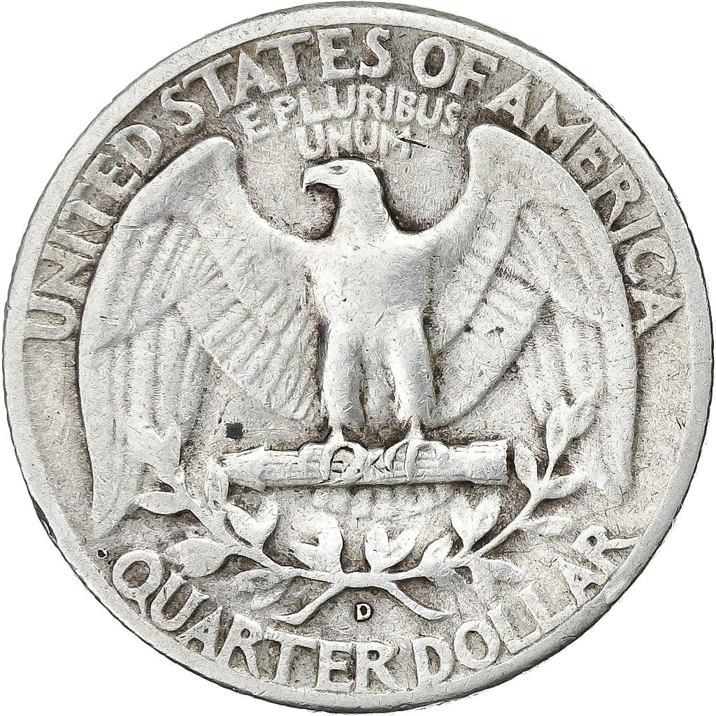 United States, Quarter, Washington, 1946, U.S. Mint, Silver, EF(40-45), KM:164