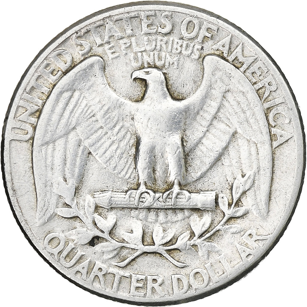 United States, Quarter, Washington, 1944, U.S. Mint, Silver, EF(40-45), KM:164