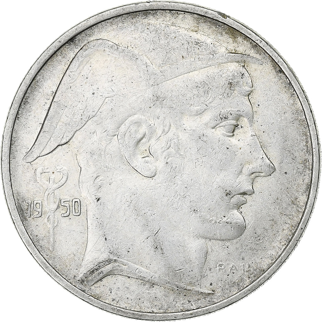Belgium, Régence Prince Charles, 20 Francs, 20 Frank, 1950, Silver, EF(40-45)