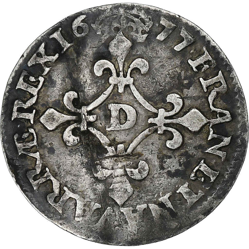 France, Louis XIV, 4 Sols, 4 Sols dits « des Traitants », 1677, Vimy
