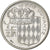Monaco, Rainier III, 1/2 Franc, 1965, Paris, Nikiel, AU(50-53), Gadoury:MC 149