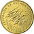 Coin, Equatorial Guinea, 5 Francos, 1985, MS(65-70), Aluminum-Bronze, KM:E28