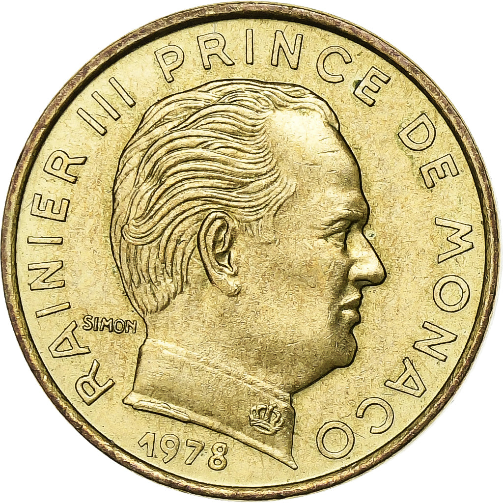 Monaco, Rainier III, 5 Centimes, 1978, Paris, Aluminum-Bronze, AU(55-58), KM:156