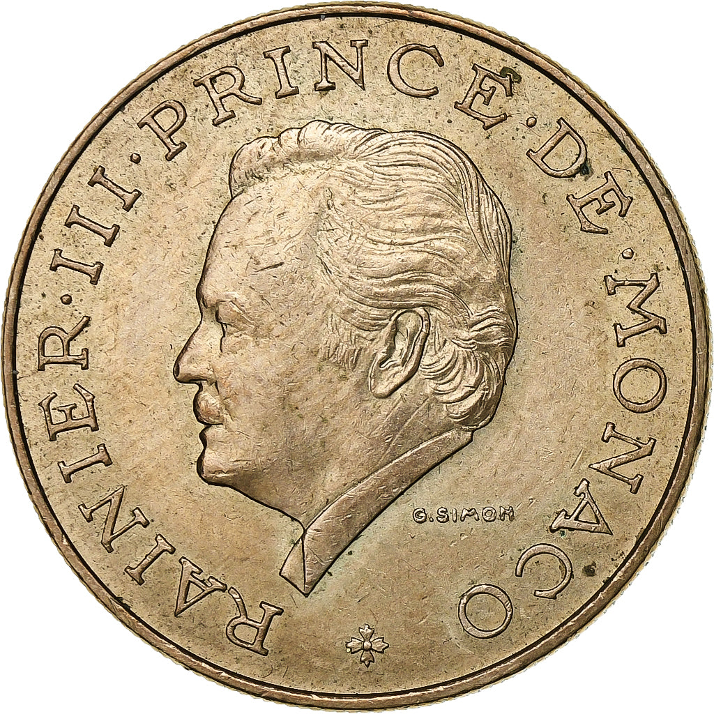 Monaco, Rainier III, 10 Francs, 1978, Paris, Rame-nichel-alluminio, BB