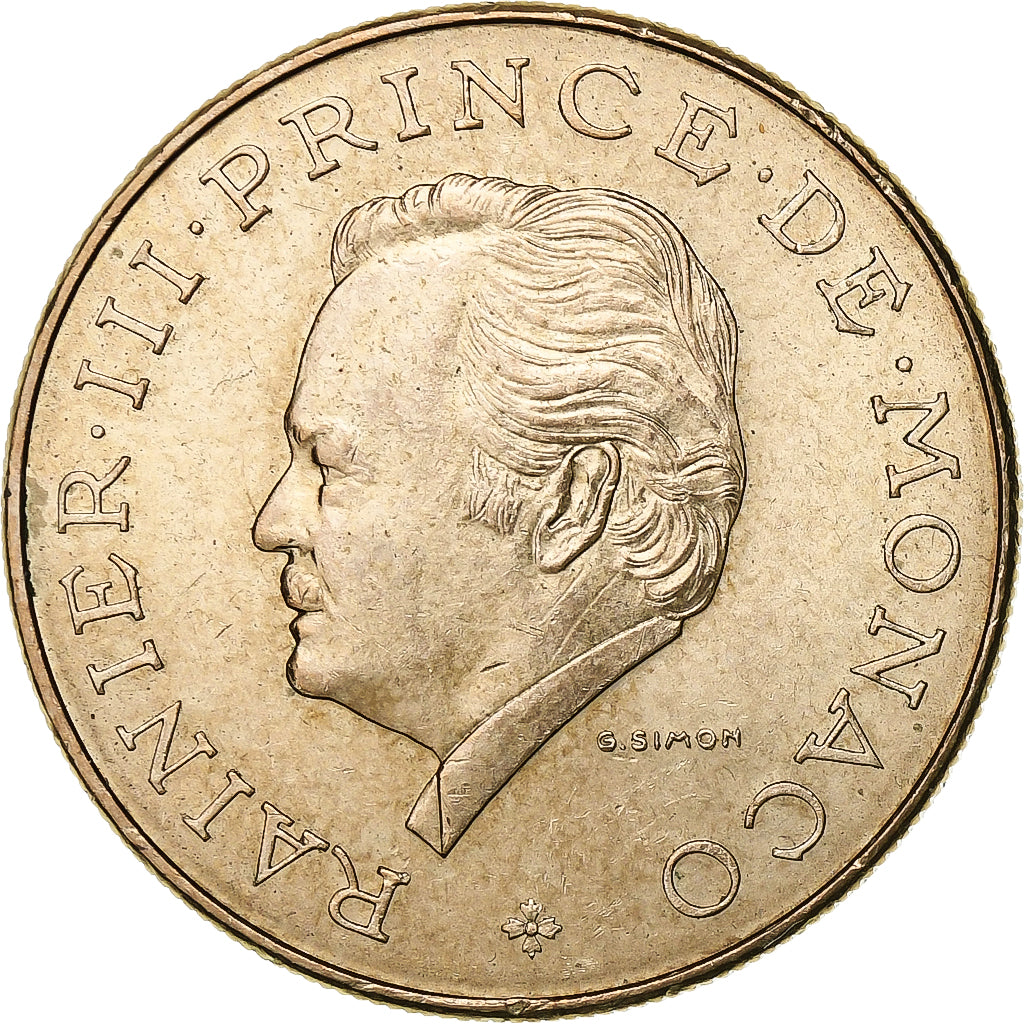 Monaco, Rainier III, 10 Francs, 1981, Paris, Copper-Nickel-Aluminum, AU(50-53)