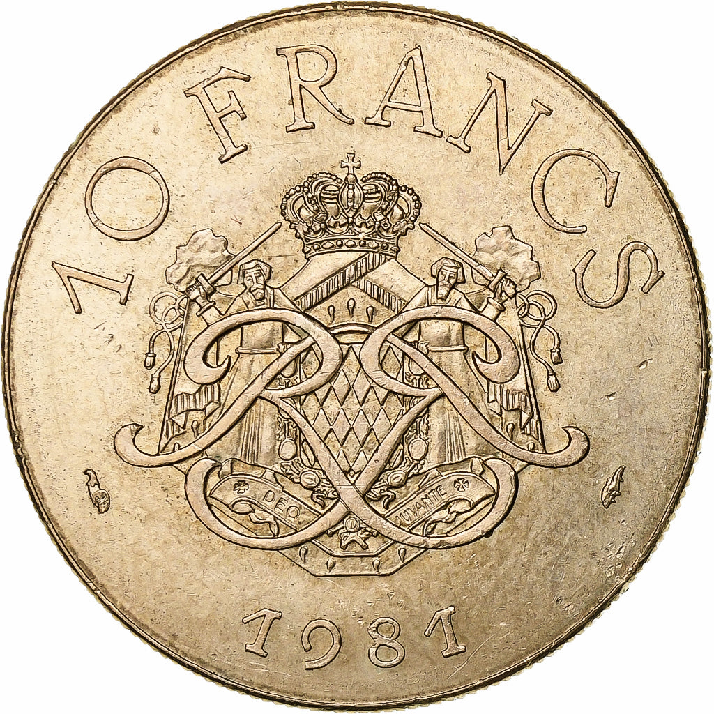 Monaco, Rainier III, 10 Francs, 1981, Paris, Copper-Nickel-Aluminum, AU(50-53)