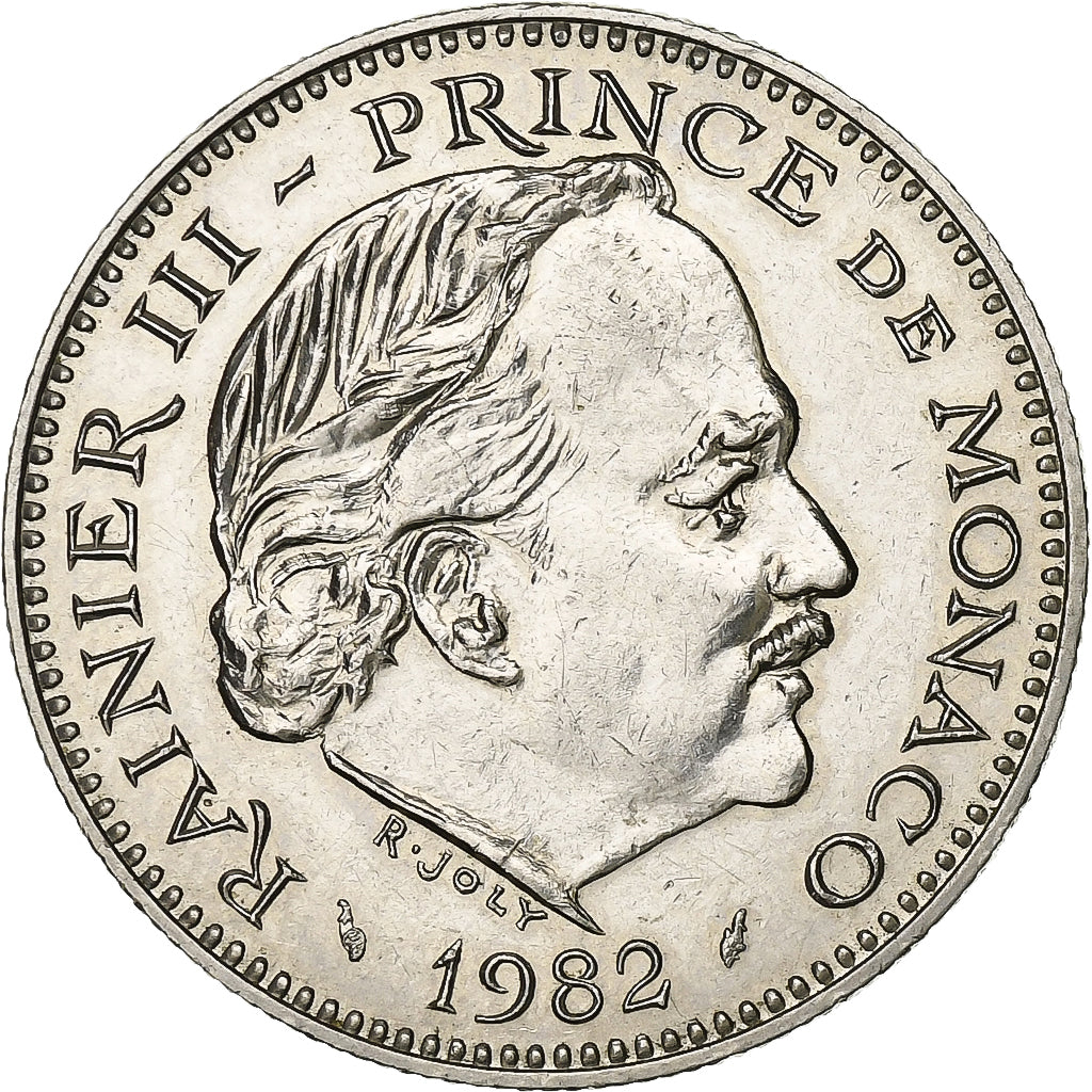 Monaco, Rainier III, 5 Francs, 1982, Paris, Rame-nichel, SPL-, KM:150
