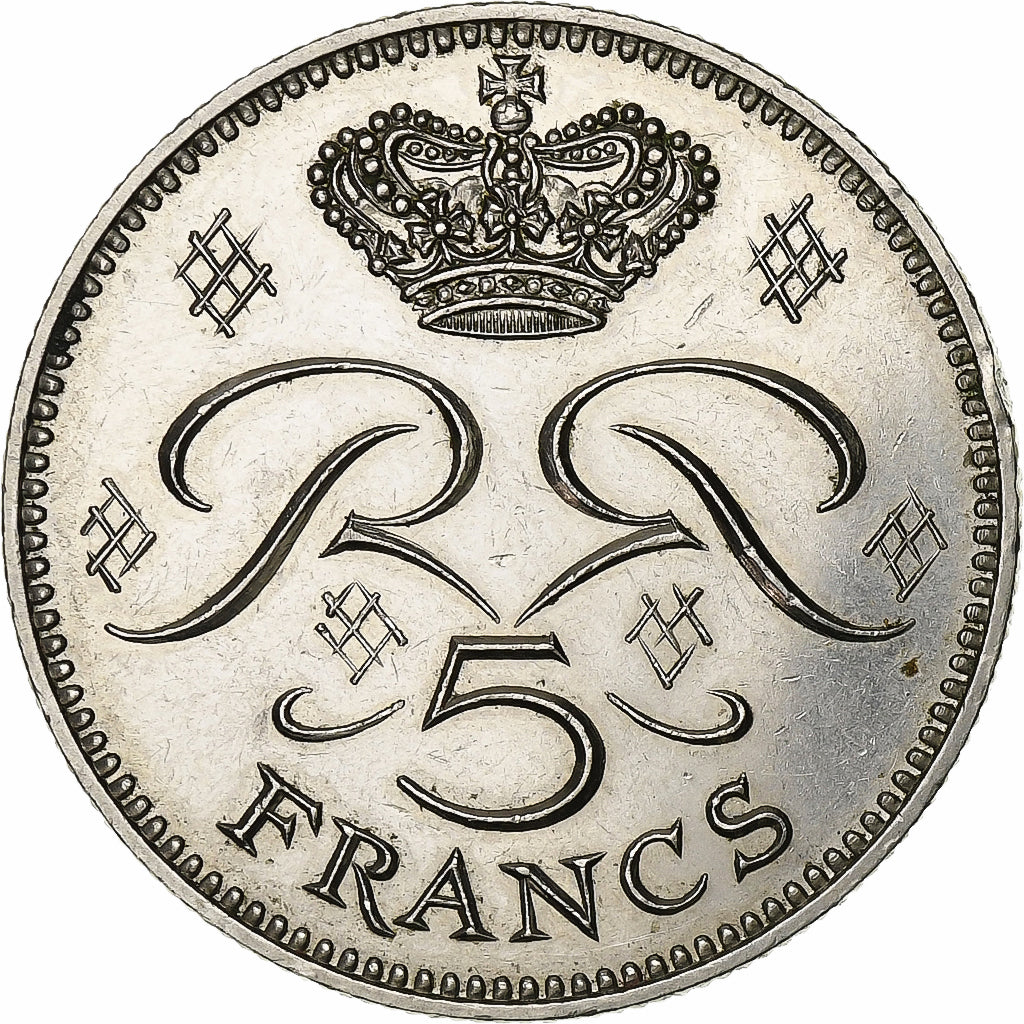 Monaco, Rainier III, 5 Francs, 1982, Paris, Rame-nichel, SPL-, KM:150