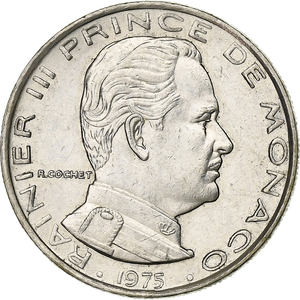 Monaco, Rainier III, Franc, 1975, Paris, Nickel, SUP, Gadoury:MC 150, KM:140