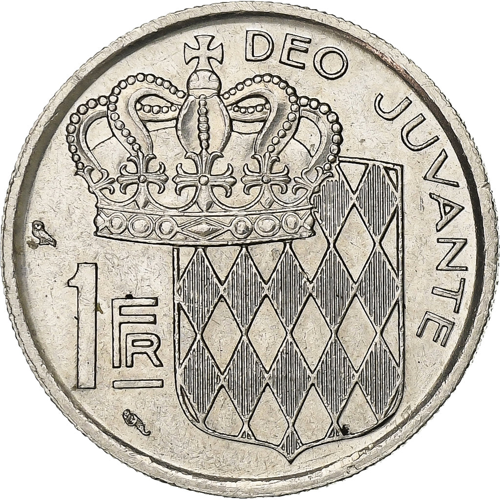 Monaco, Rainier III, Franc, 1968, Paris, Nickel, VZ, Gadoury:MC 150, KM:140