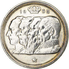 Belgio, Régence Prince Charles, 100 Francs, 100 Frank, 1950, Argento, BB