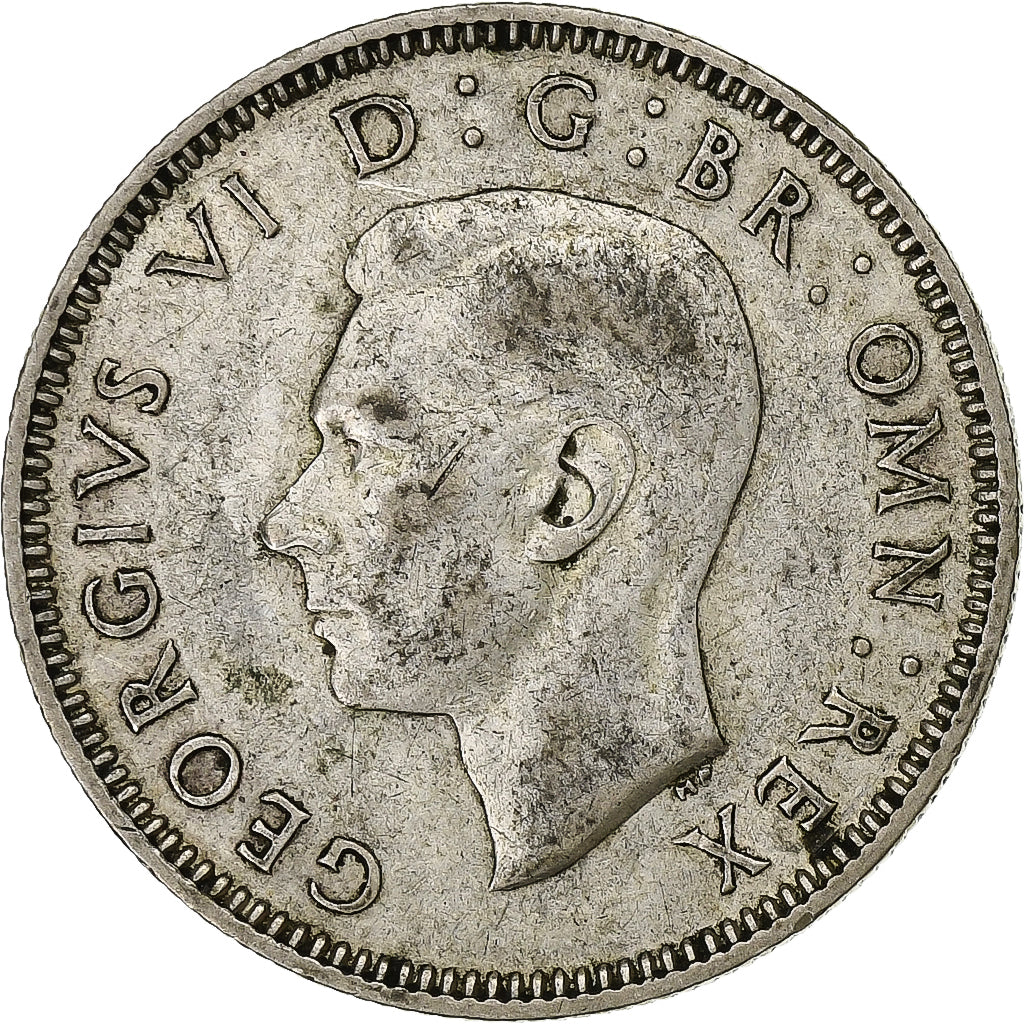 Grande-Bretagne, George VI, Shilling, 1939, Argent, TTB, KM:854
