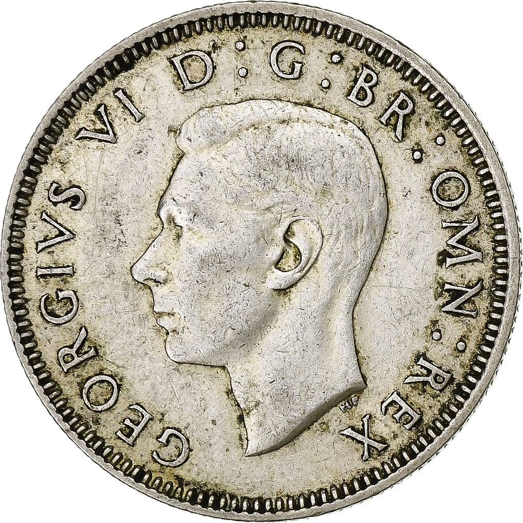 Wielka Brytania, George VI, Shilling, 1940, Srebro, EF(40-45), KM:854