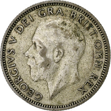 Grã-Bretanha, George V, Shilling, 1926, Prata, EF(40-45), KM:816a