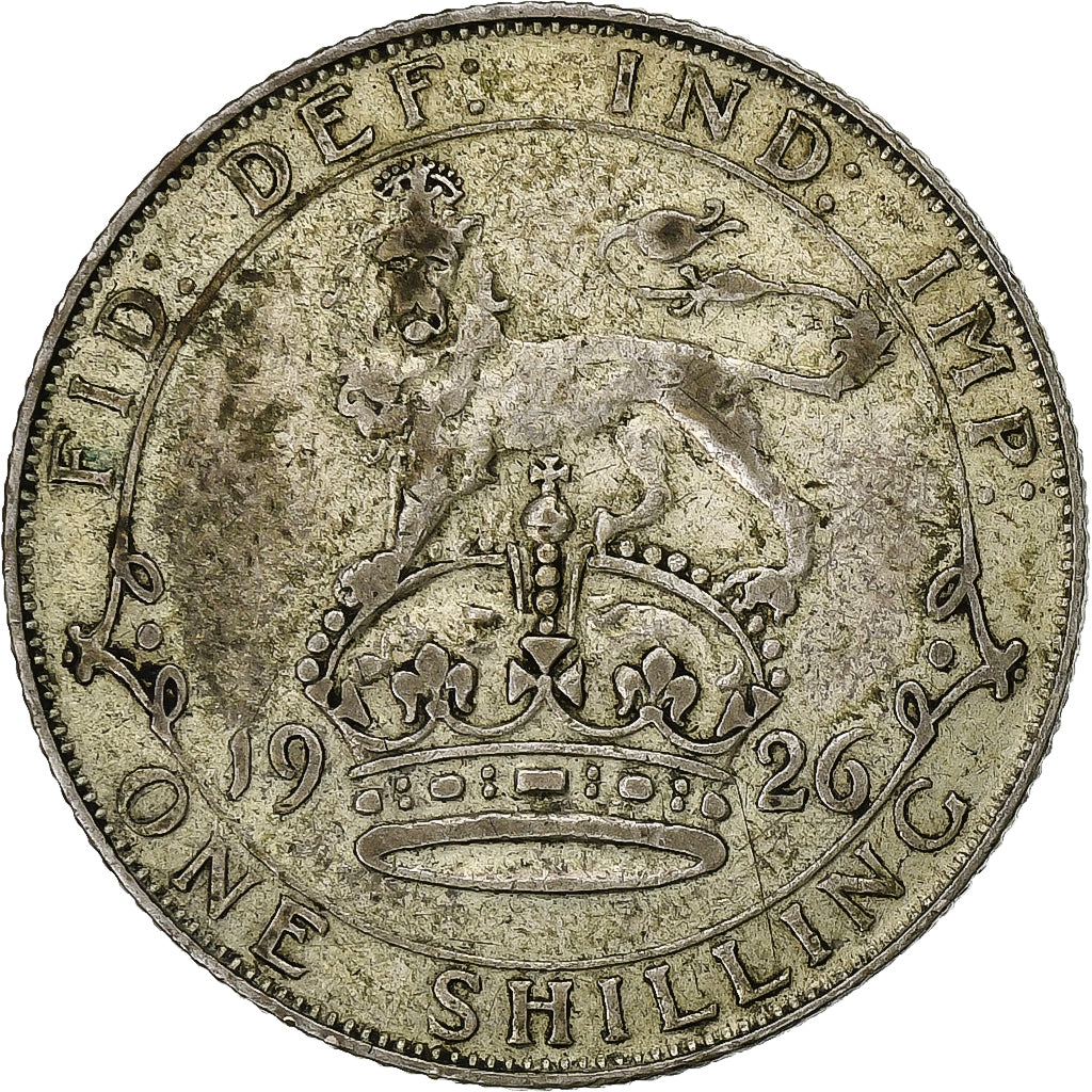 Großbritannien, George V, Shilling, 1926, Silber, SS, KM:816a