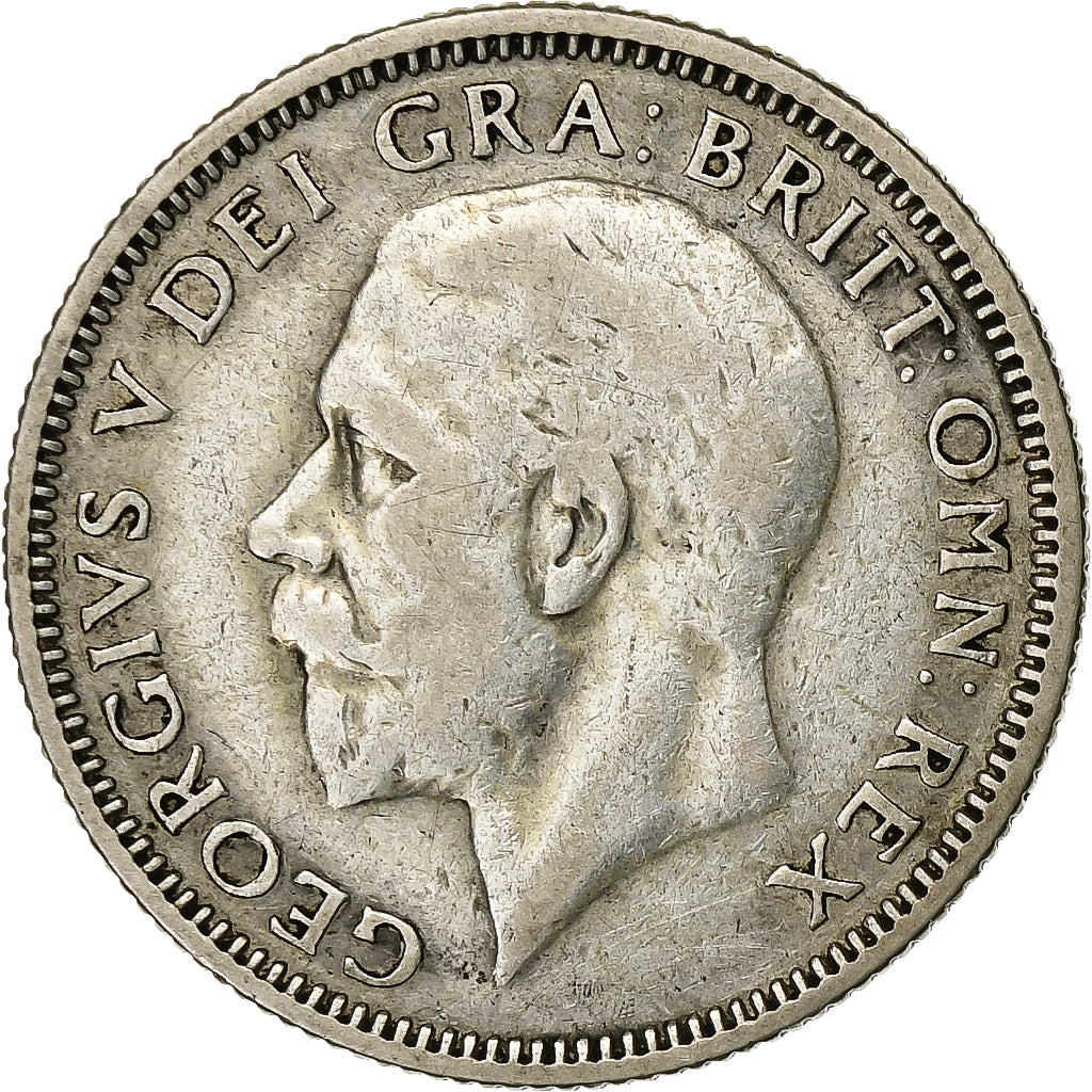 Wielka Brytania, George V, Shilling, 1930, Srebro, EF(40-45), KM:833