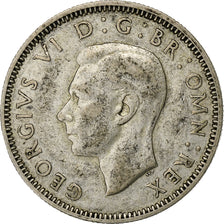 Great Britain, George VI, Shilling, 1938, Silver, EF(40-45), KM:853