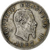 Italien, Vittorio Emanuele II, Lira, 1867, Milan, Silber, S+, KM:5a.1