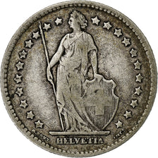 Suíça, Franc, 1898, Bern, Prata, VF(30-35), KM:24