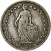 Suíça, Franc, 1898, Bern, Prata, VF(30-35), KM:24