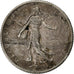 Francia, Franc, Semeuse, 1909, Paris, Argento, MB+, Gadoury:467, KM:844.1