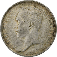 Bélgica, Albert I, Franc, 1912, Prata, EF(40-45), KM:73.1