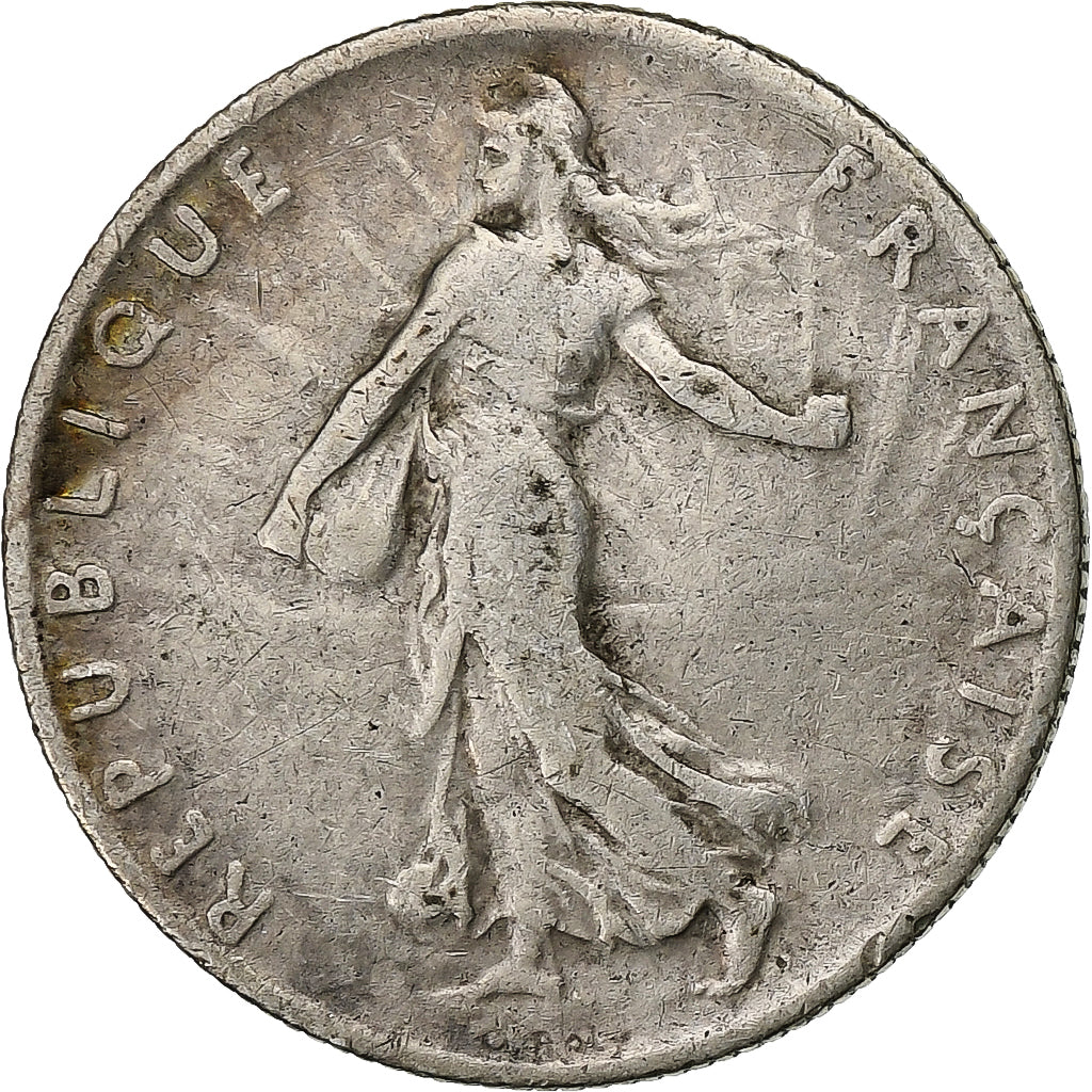 France, 50 Centimes, Semeuse, 1912, Paris, Silver, EF(40-45), Gadoury:420