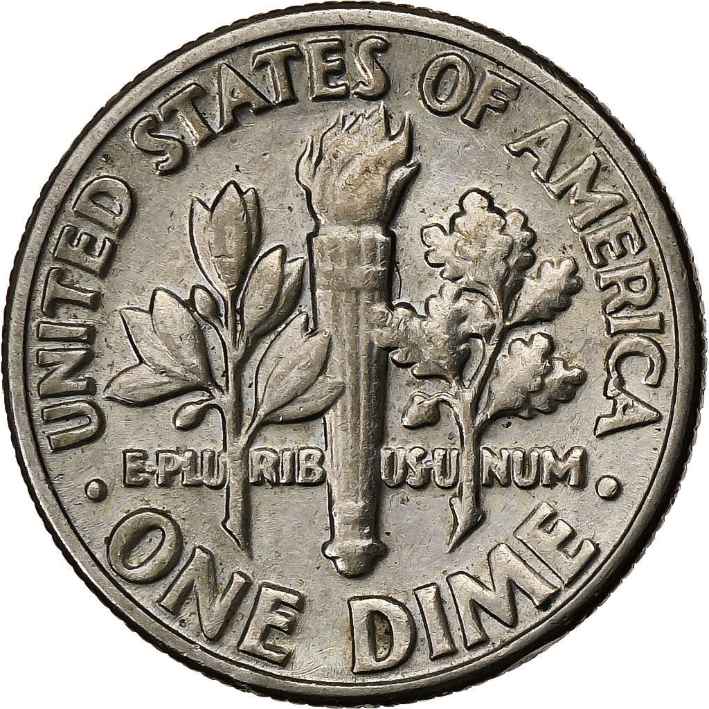United States, Dime, Roosevelt Dime, 1982, Denver, Copper-Nickel Clad Copper