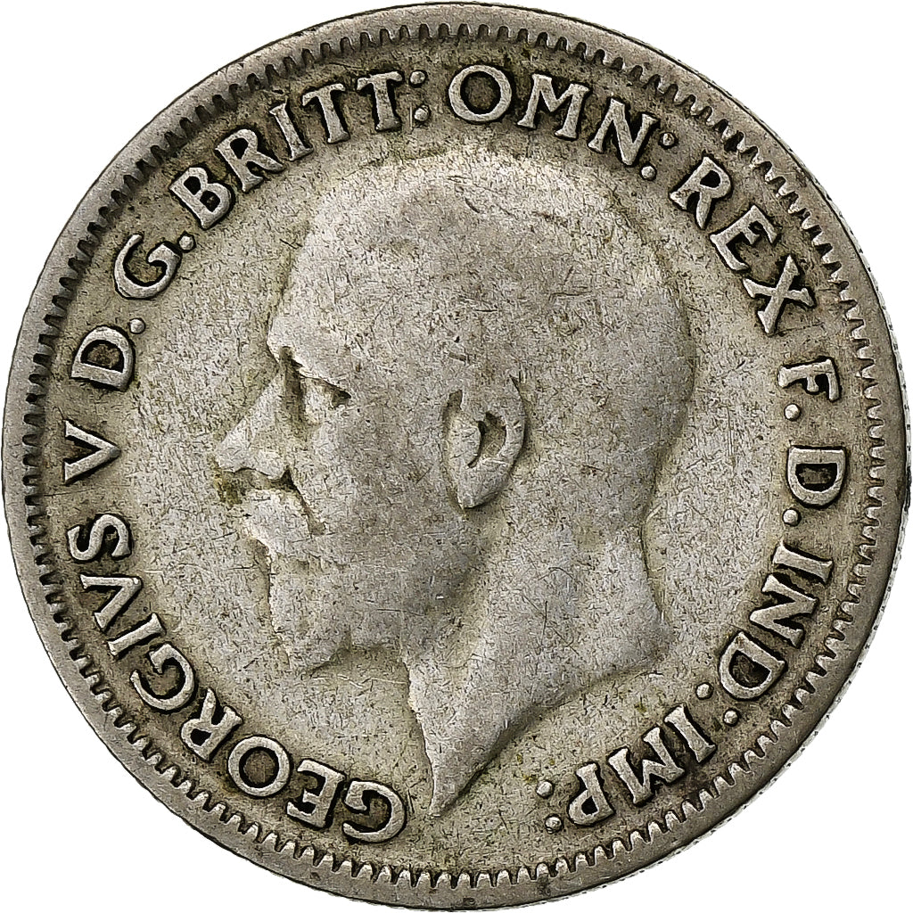 Großbritannien, George V, 6 Pence, 1931, Silber, SS, KM:832