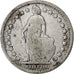 Suiza, 1/2 Franc, 1906, Bern, Plata, BC+, KM:23